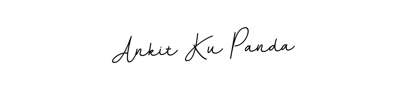 Create a beautiful signature design for name Ankit Ku Panda. With this signature (BallpointsItalic-DORy9) fonts, you can make a handwritten signature for free. Ankit Ku Panda signature style 11 images and pictures png