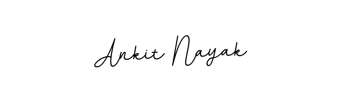 Use a signature maker to create a handwritten signature online. With this signature software, you can design (BallpointsItalic-DORy9) your own signature for name Ankit Nayak. Ankit Nayak signature style 11 images and pictures png