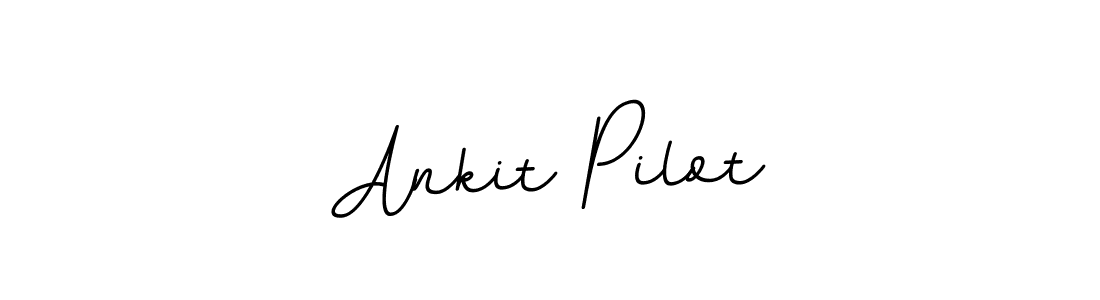Use a signature maker to create a handwritten signature online. With this signature software, you can design (BallpointsItalic-DORy9) your own signature for name Ankit Pilot. Ankit Pilot signature style 11 images and pictures png