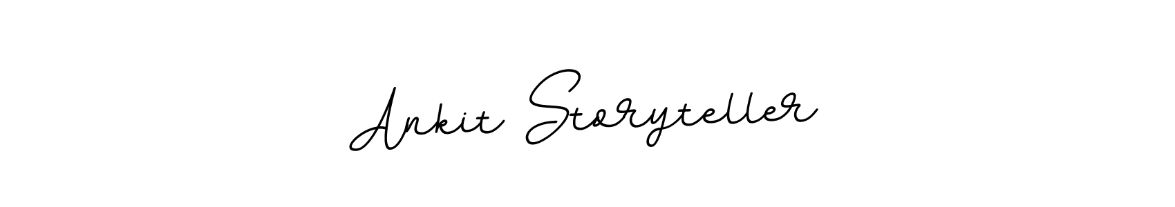 Use a signature maker to create a handwritten signature online. With this signature software, you can design (BallpointsItalic-DORy9) your own signature for name Ankit Storyteller. Ankit Storyteller signature style 11 images and pictures png