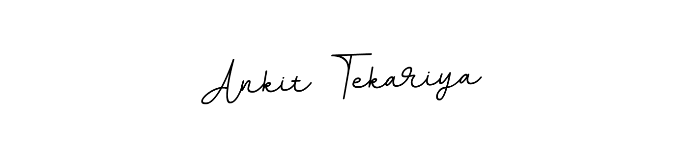 Ankit Tekariya stylish signature style. Best Handwritten Sign (BallpointsItalic-DORy9) for my name. Handwritten Signature Collection Ideas for my name Ankit Tekariya. Ankit Tekariya signature style 11 images and pictures png