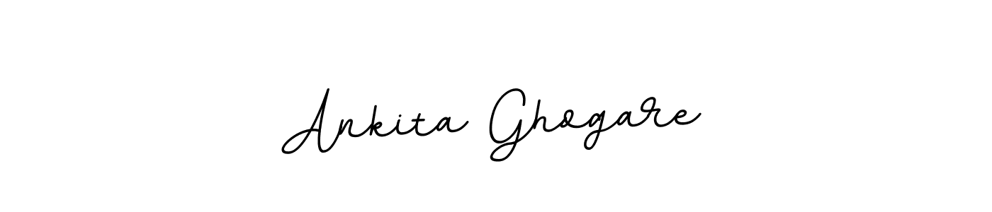 How to make Ankita Ghogare name signature. Use BallpointsItalic-DORy9 style for creating short signs online. This is the latest handwritten sign. Ankita Ghogare signature style 11 images and pictures png