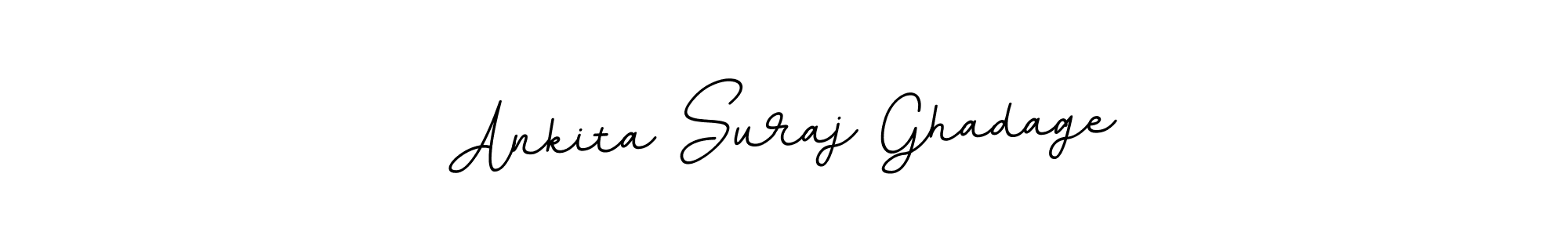 It looks lik you need a new signature style for name Ankita Suraj Ghadage. Design unique handwritten (BallpointsItalic-DORy9) signature with our free signature maker in just a few clicks. Ankita Suraj Ghadage signature style 11 images and pictures png
