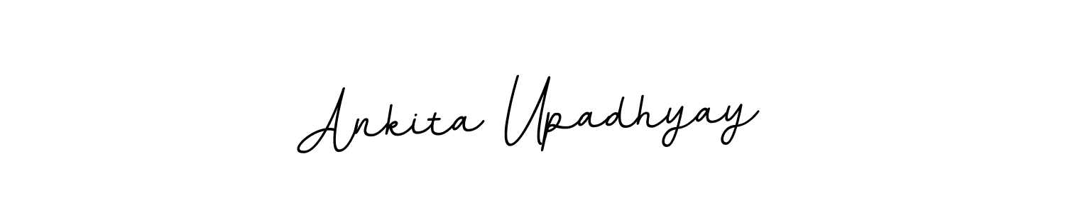 You should practise on your own different ways (BallpointsItalic-DORy9) to write your name (Ankita Upadhyay) in signature. don't let someone else do it for you. Ankita Upadhyay signature style 11 images and pictures png