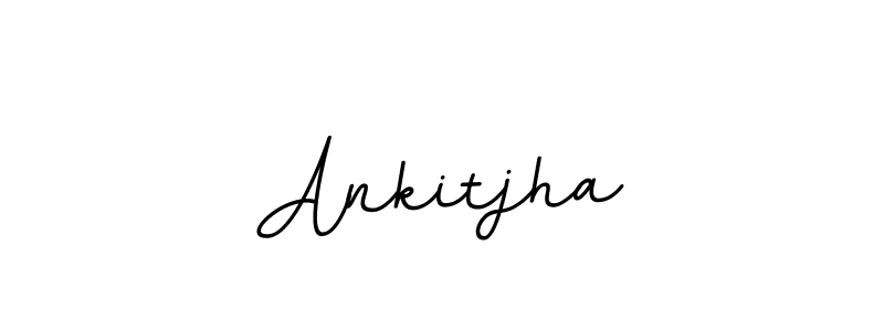 The best way (BallpointsItalic-DORy9) to make a short signature is to pick only two or three words in your name. The name Ankitjha include a total of six letters. For converting this name. Ankitjha signature style 11 images and pictures png