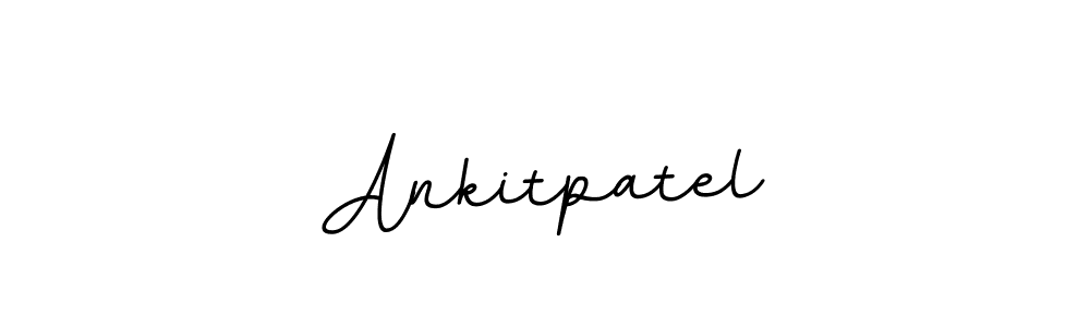 Design your own signature with our free online signature maker. With this signature software, you can create a handwritten (BallpointsItalic-DORy9) signature for name Ankitpatel. Ankitpatel signature style 11 images and pictures png