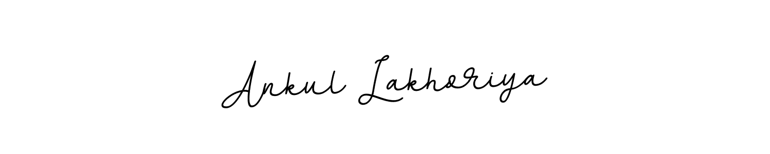This is the best signature style for the Ankul Lakhoriya name. Also you like these signature font (BallpointsItalic-DORy9). Mix name signature. Ankul Lakhoriya signature style 11 images and pictures png