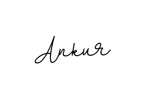 Use a signature maker to create a handwritten signature online. With this signature software, you can design (BallpointsItalic-DORy9) your own signature for name Ankur. Ankur signature style 11 images and pictures png