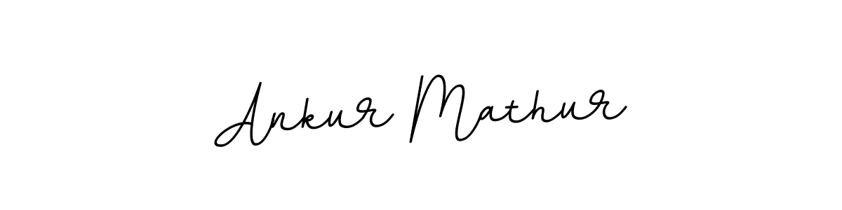 Design your own signature with our free online signature maker. With this signature software, you can create a handwritten (BallpointsItalic-DORy9) signature for name Ankur Mathur. Ankur Mathur signature style 11 images and pictures png