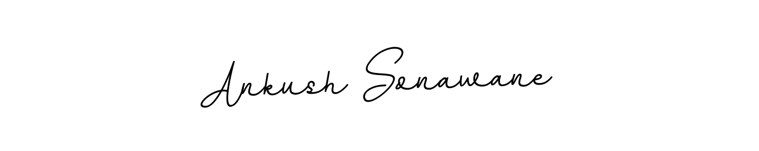 Design your own signature with our free online signature maker. With this signature software, you can create a handwritten (BallpointsItalic-DORy9) signature for name Ankush Sonawane. Ankush Sonawane signature style 11 images and pictures png