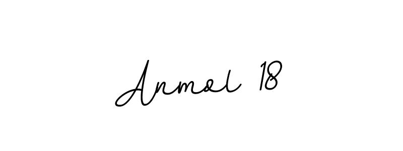 How to make Anmol 18 name signature. Use BallpointsItalic-DORy9 style for creating short signs online. This is the latest handwritten sign. Anmol 18 signature style 11 images and pictures png