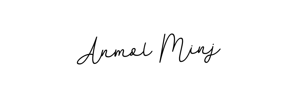 This is the best signature style for the Anmol Minj name. Also you like these signature font (BallpointsItalic-DORy9). Mix name signature. Anmol Minj signature style 11 images and pictures png