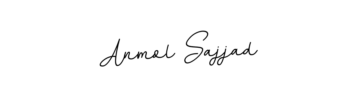 Anmol Sajjad stylish signature style. Best Handwritten Sign (BallpointsItalic-DORy9) for my name. Handwritten Signature Collection Ideas for my name Anmol Sajjad. Anmol Sajjad signature style 11 images and pictures png