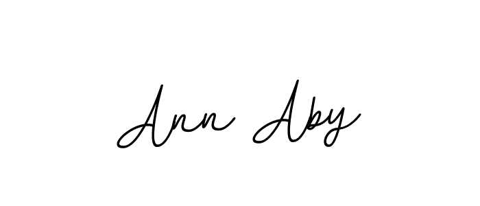 You should practise on your own different ways (BallpointsItalic-DORy9) to write your name (Ann Aby) in signature. don't let someone else do it for you. Ann Aby signature style 11 images and pictures png