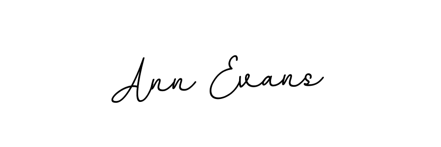 How to make Ann Evans name signature. Use BallpointsItalic-DORy9 style for creating short signs online. This is the latest handwritten sign. Ann Evans signature style 11 images and pictures png