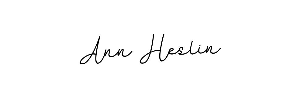 Make a beautiful signature design for name Ann Heslin. With this signature (BallpointsItalic-DORy9) style, you can create a handwritten signature for free. Ann Heslin signature style 11 images and pictures png