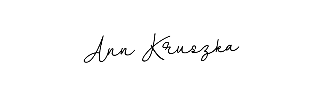 You should practise on your own different ways (BallpointsItalic-DORy9) to write your name (Ann Kruszka) in signature. don't let someone else do it for you. Ann Kruszka signature style 11 images and pictures png