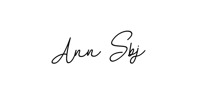 Also You can easily find your signature by using the search form. We will create Ann Sbj name handwritten signature images for you free of cost using BallpointsItalic-DORy9 sign style. Ann Sbj signature style 11 images and pictures png