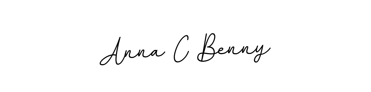 The best way (BallpointsItalic-DORy9) to make a short signature is to pick only two or three words in your name. The name Anna C Benny include a total of six letters. For converting this name. Anna C Benny signature style 11 images and pictures png