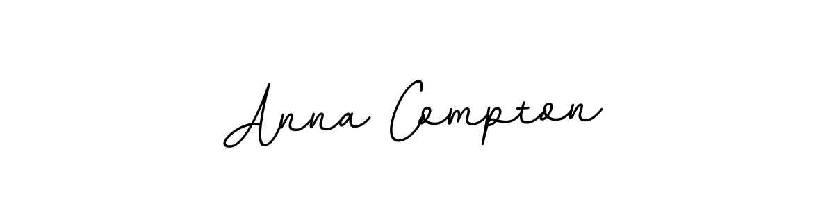 How to make Anna Compton name signature. Use BallpointsItalic-DORy9 style for creating short signs online. This is the latest handwritten sign. Anna Compton signature style 11 images and pictures png