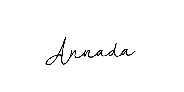 Create a beautiful signature design for name Annada. With this signature (BallpointsItalic-DORy9) fonts, you can make a handwritten signature for free. Annada signature style 11 images and pictures png