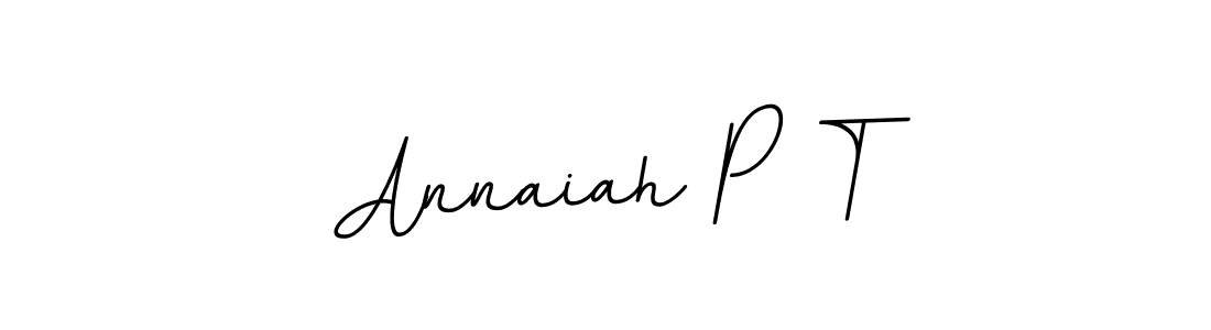 BallpointsItalic-DORy9 is a professional signature style that is perfect for those who want to add a touch of class to their signature. It is also a great choice for those who want to make their signature more unique. Get Annaiah P T name to fancy signature for free. Annaiah P T signature style 11 images and pictures png