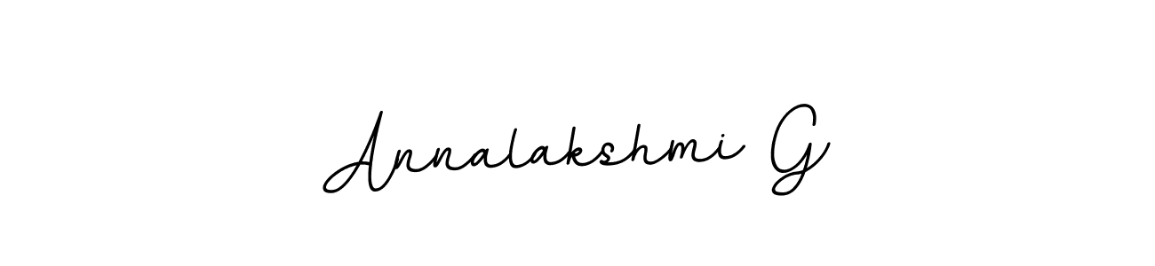 The best way (BallpointsItalic-DORy9) to make a short signature is to pick only two or three words in your name. The name Annalakshmi G include a total of six letters. For converting this name. Annalakshmi G signature style 11 images and pictures png