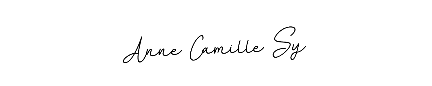 You should practise on your own different ways (BallpointsItalic-DORy9) to write your name (Anne Camille Sy) in signature. don't let someone else do it for you. Anne Camille Sy signature style 11 images and pictures png