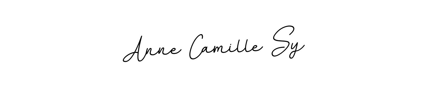 You should practise on your own different ways (BallpointsItalic-DORy9) to write your name (Anne Camille Sy) in signature. don't let someone else do it for you. Anne Camille Sy signature style 11 images and pictures png