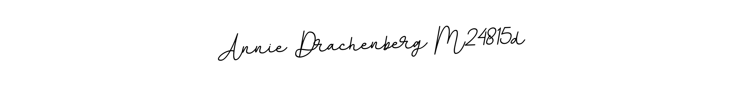 Also we have Annie Drachenberg M24815d name is the best signature style. Create professional handwritten signature collection using BallpointsItalic-DORy9 autograph style. Annie Drachenberg M24815d signature style 11 images and pictures png