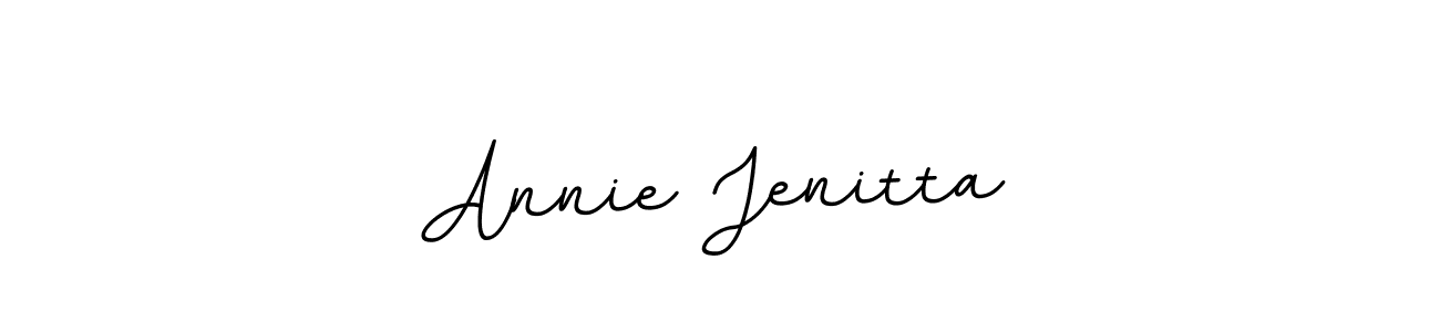 This is the best signature style for the Annie Jenitta name. Also you like these signature font (BallpointsItalic-DORy9). Mix name signature. Annie Jenitta signature style 11 images and pictures png
