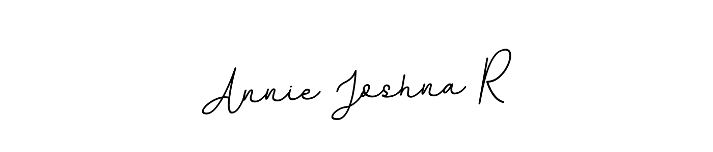 Also You can easily find your signature by using the search form. We will create Annie Joshna R name handwritten signature images for you free of cost using BallpointsItalic-DORy9 sign style. Annie Joshna R signature style 11 images and pictures png