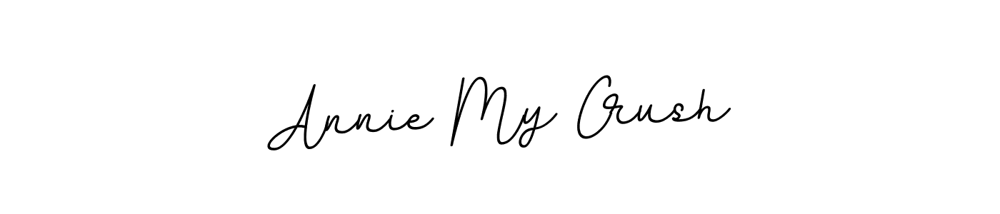 Similarly BallpointsItalic-DORy9 is the best handwritten signature design. Signature creator online .You can use it as an online autograph creator for name Annie My Crush. Annie My Crush signature style 11 images and pictures png