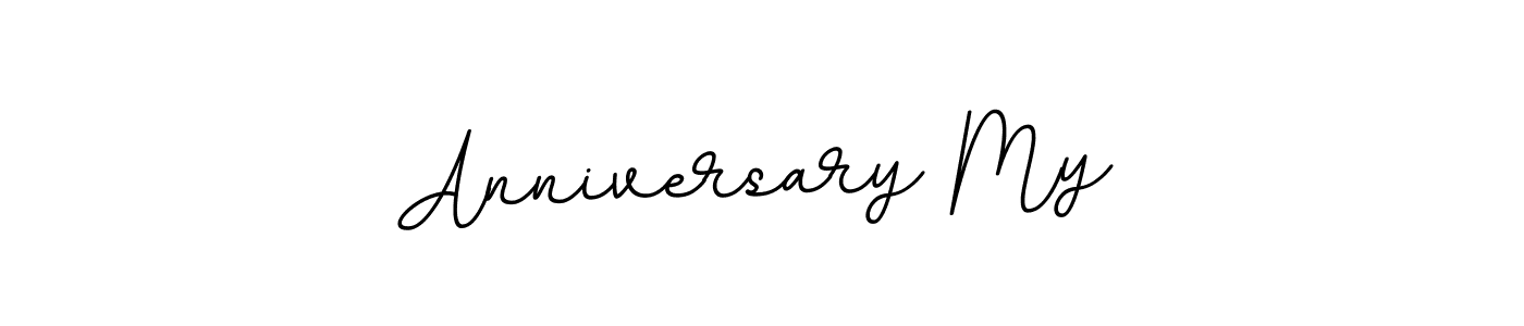 Anniversary My stylish signature style. Best Handwritten Sign (BallpointsItalic-DORy9) for my name. Handwritten Signature Collection Ideas for my name Anniversary My. Anniversary My signature style 11 images and pictures png