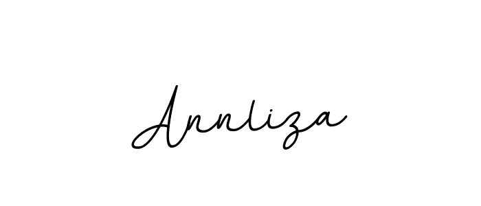 You should practise on your own different ways (BallpointsItalic-DORy9) to write your name (Annliza) in signature. don't let someone else do it for you. Annliza signature style 11 images and pictures png