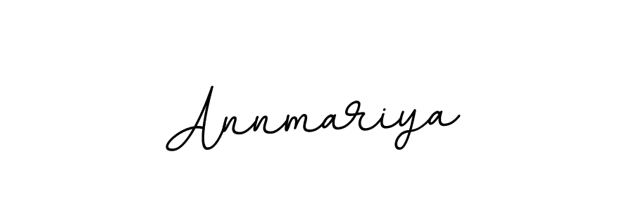 How to make Annmariya name signature. Use BallpointsItalic-DORy9 style for creating short signs online. This is the latest handwritten sign. Annmariya signature style 11 images and pictures png