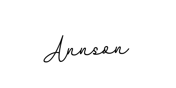 Use a signature maker to create a handwritten signature online. With this signature software, you can design (BallpointsItalic-DORy9) your own signature for name Annson. Annson signature style 11 images and pictures png