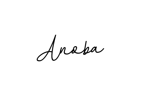 Use a signature maker to create a handwritten signature online. With this signature software, you can design (BallpointsItalic-DORy9) your own signature for name Anoba. Anoba signature style 11 images and pictures png