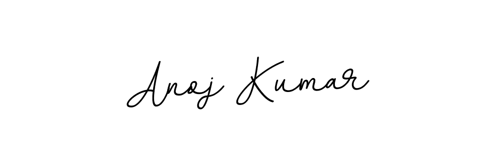 How to make Anoj Kumar name signature. Use BallpointsItalic-DORy9 style for creating short signs online. This is the latest handwritten sign. Anoj Kumar signature style 11 images and pictures png