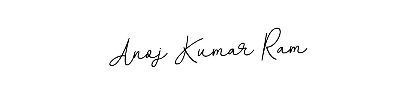 Make a beautiful signature design for name Anoj Kumar Ram. With this signature (BallpointsItalic-DORy9) style, you can create a handwritten signature for free. Anoj Kumar Ram signature style 11 images and pictures png