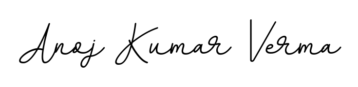 Upgrade your professional image with Anoj Kumar Verma signature created with BallpointsItalic-DORy9 font. Fast, free, and watermark-free download. Anoj Kumar Verma signature style 11 images and pictures png