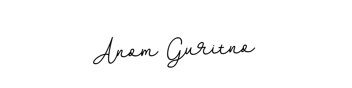 Also we have Anom Guritno name is the best signature style. Create professional handwritten signature collection using BallpointsItalic-DORy9 autograph style. Anom Guritno signature style 11 images and pictures png