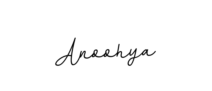 You should practise on your own different ways (BallpointsItalic-DORy9) to write your name (Anoohya) in signature. don't let someone else do it for you. Anoohya signature style 11 images and pictures png