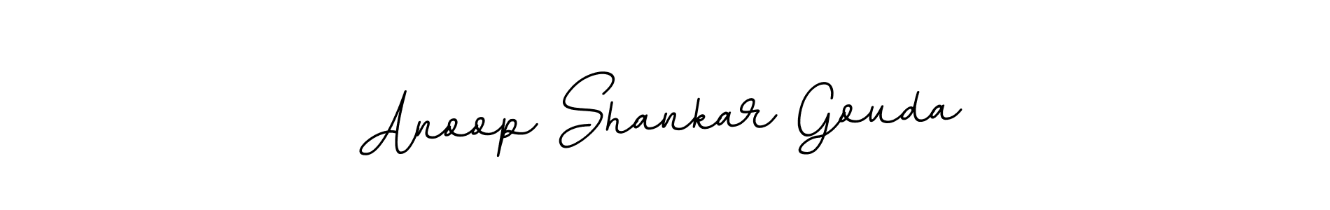 You should practise on your own different ways (BallpointsItalic-DORy9) to write your name (Anoop Shankar Gouda) in signature. don't let someone else do it for you. Anoop Shankar Gouda signature style 11 images and pictures png