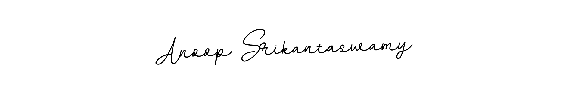 How to make Anoop Srikantaswamy name signature. Use BallpointsItalic-DORy9 style for creating short signs online. This is the latest handwritten sign. Anoop Srikantaswamy signature style 11 images and pictures png