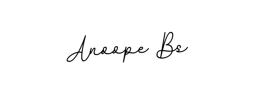 Design your own signature with our free online signature maker. With this signature software, you can create a handwritten (BallpointsItalic-DORy9) signature for name Anoope Bs. Anoope Bs signature style 11 images and pictures png