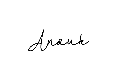Design your own signature with our free online signature maker. With this signature software, you can create a handwritten (BallpointsItalic-DORy9) signature for name Anouk. Anouk signature style 11 images and pictures png
