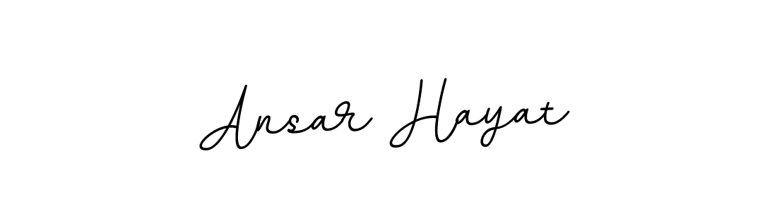 Design your own signature with our free online signature maker. With this signature software, you can create a handwritten (BallpointsItalic-DORy9) signature for name Ansar Hayat. Ansar Hayat signature style 11 images and pictures png