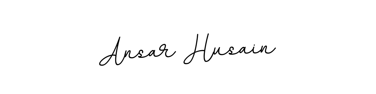 This is the best signature style for the Ansar Husain name. Also you like these signature font (BallpointsItalic-DORy9). Mix name signature. Ansar Husain signature style 11 images and pictures png
