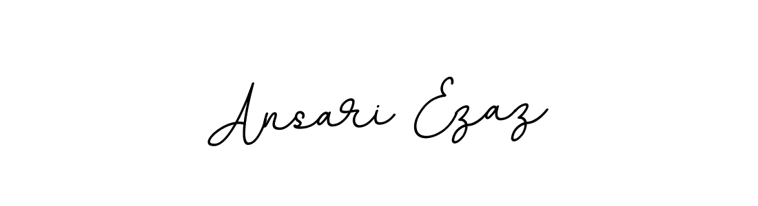 Use a signature maker to create a handwritten signature online. With this signature software, you can design (BallpointsItalic-DORy9) your own signature for name Ansari Ezaz. Ansari Ezaz signature style 11 images and pictures png